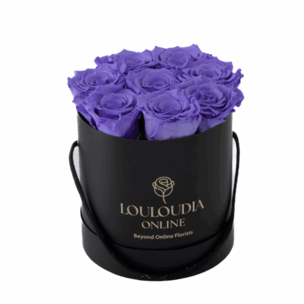 Forever Roses Purple Premium 12x17cm 7 Roses