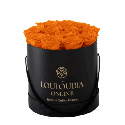 Forever Roses Orange Deluxe 19x20cm 14 Roses