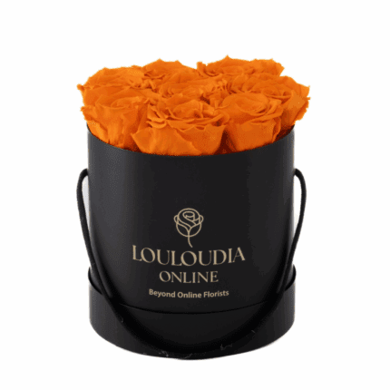 Forever Roses Orange Premium 12x17cm 7 Roses