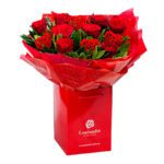 Ανθοδέσμη Αγάπης με 8 Κόκκινα Τριαντάφυλλα Premium