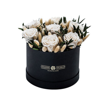 Dry Flowers White Deluxe