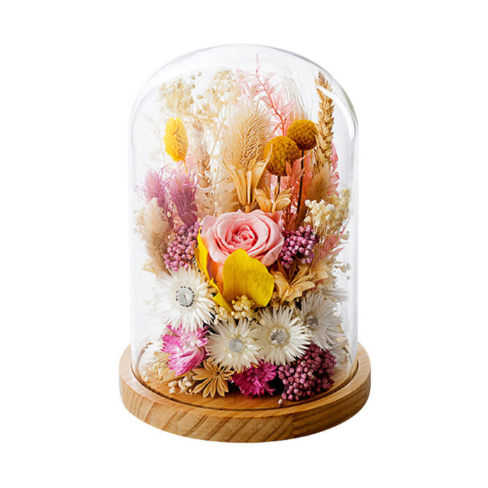 Dry Flowers Pink Deluxe