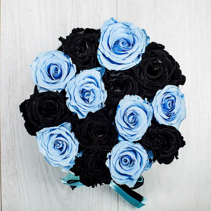 Forever Roses Black-Blue Deluxe