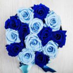 Forever Roses Μπλε-Γαλάζιο Deluxe