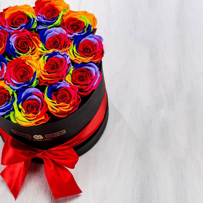 Forever Roses Rainbow Deluxe