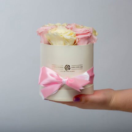 Forever Roses Ροζ-Λευκό Premium