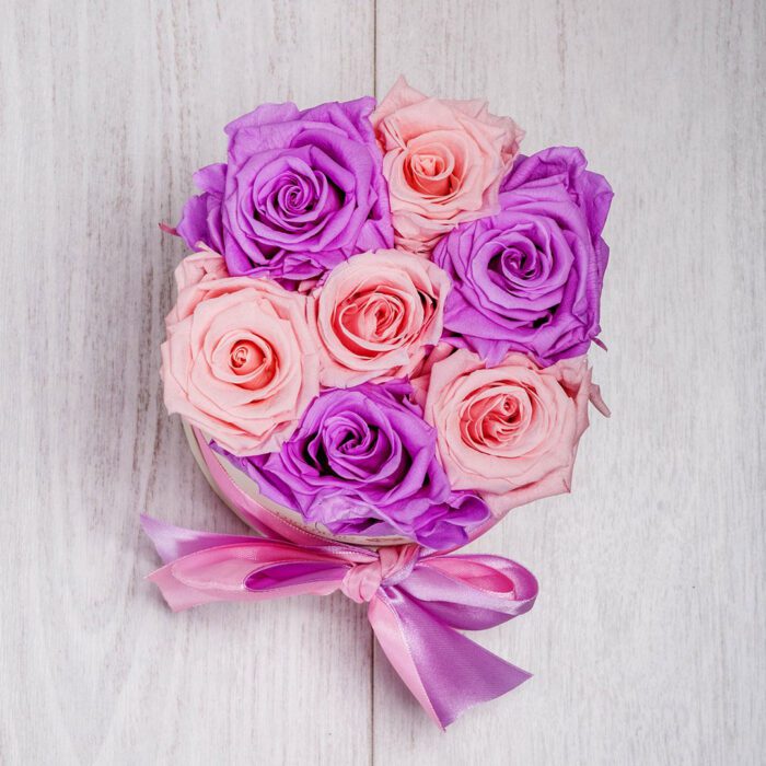 Forever Roses Ροζ-Λιλά Premium