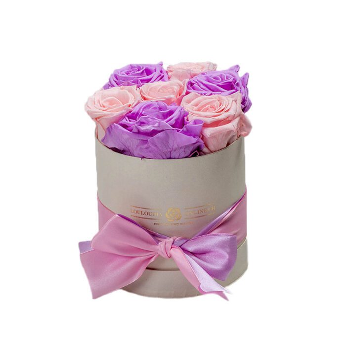 Forever Roses Ροζ-Λιλά Premium