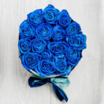 Κουτί με 20 Μπλε Τριαντάφυλλα