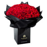 Πολυτελής Ανθοδέσμη με 100 Κόκκινα Tριαντάφυλλα
