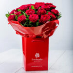 Luxury Bouquet with 20 Red Roses