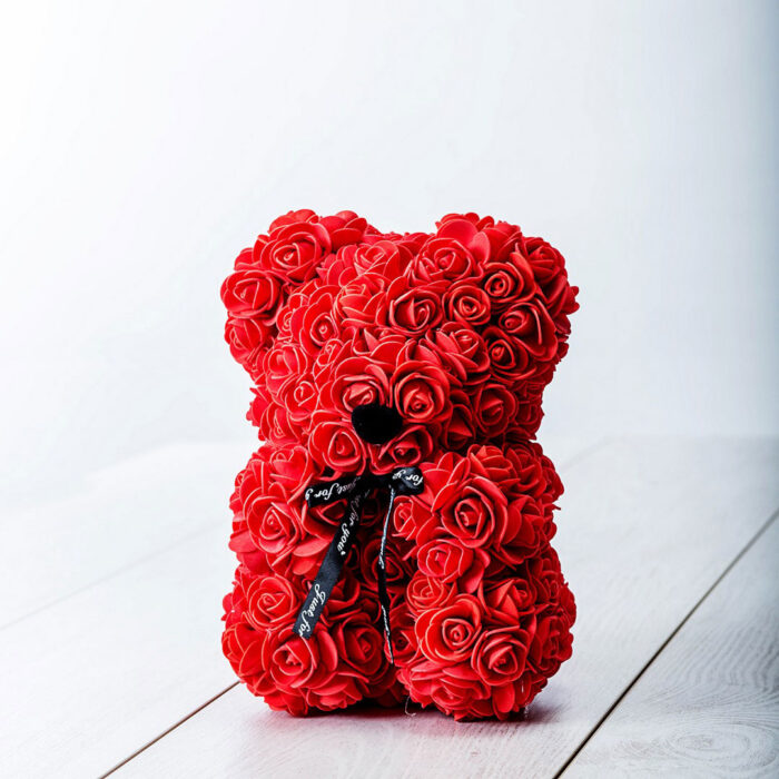 Rose Bear Κόκκινο Essential 25cm σε κουτί