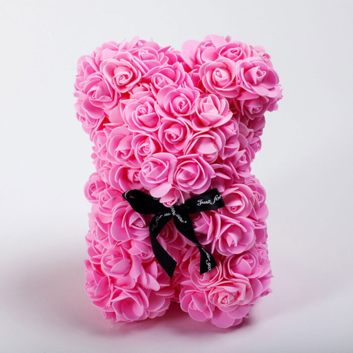 Rose Bear Pink Essential 25cm in box
