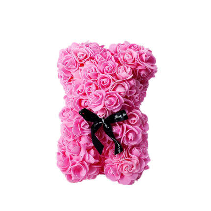 Rose Bear Pink Essential 25cm in box