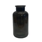 Decorative Black Glass Vase