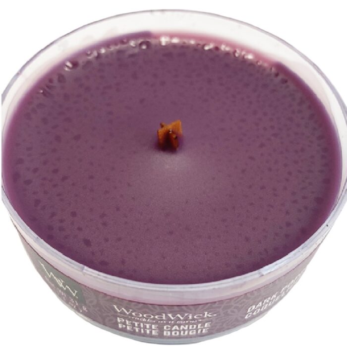 Κερί Woodwick Dark Poppy scented candle 31gr