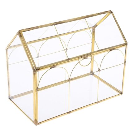 Bijouette Box Glass Box in House Shape