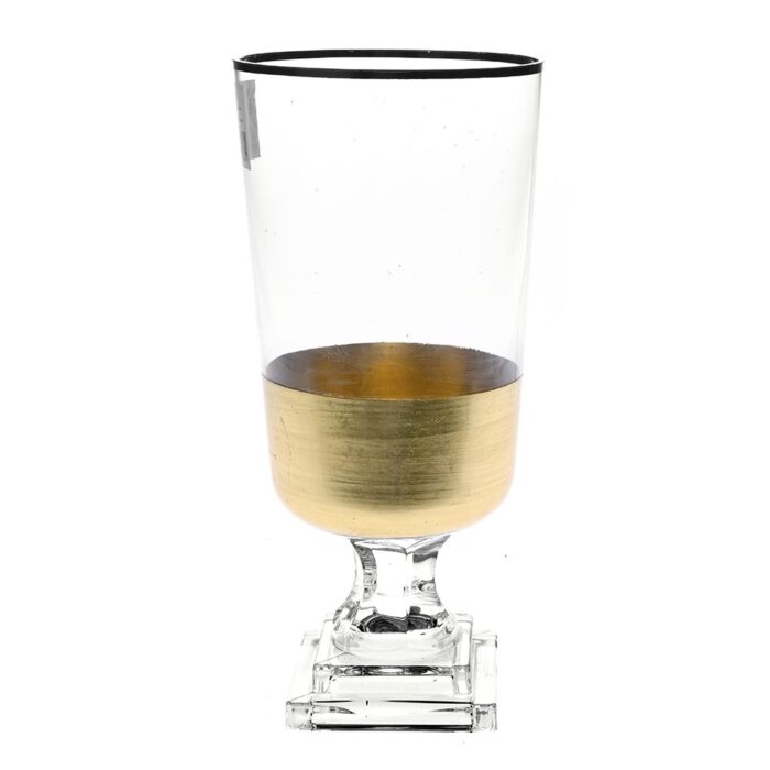Decorative Glass Vase Glass Gold
