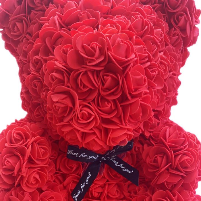 Rose Bear Κόκκινο Premium 40cm σε κουτί