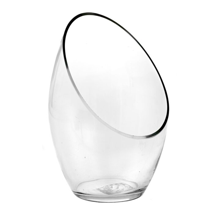 Decorative Glass Vase Semi-Circle Premium Glass Vase