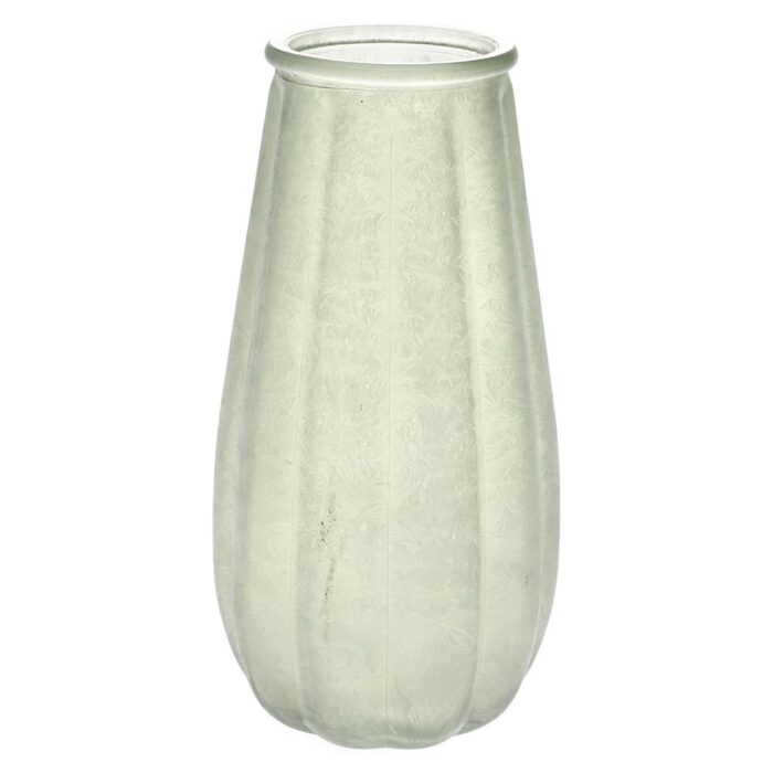 Decorative glass jar ivory
