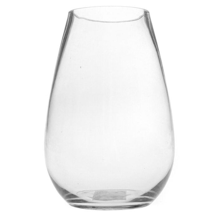 Decorative Glass Vase with Curve