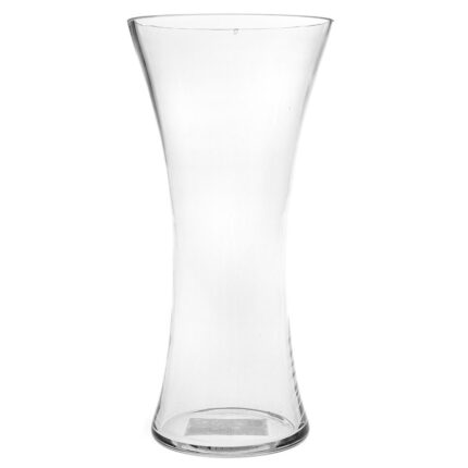 Decorative Glass Vase with Narrow Middle