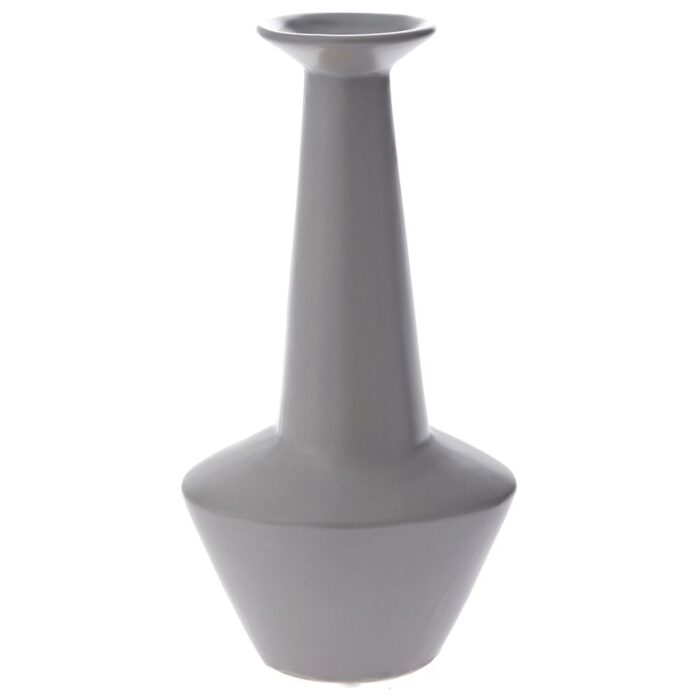 Decorative Vase Ceramic Grey