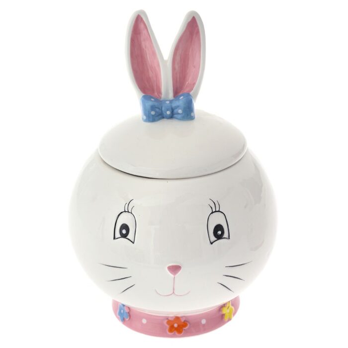 Easter Biscuit Jar Bunny Ceramic Bunny
