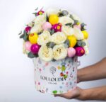 Easter Box with White Roses