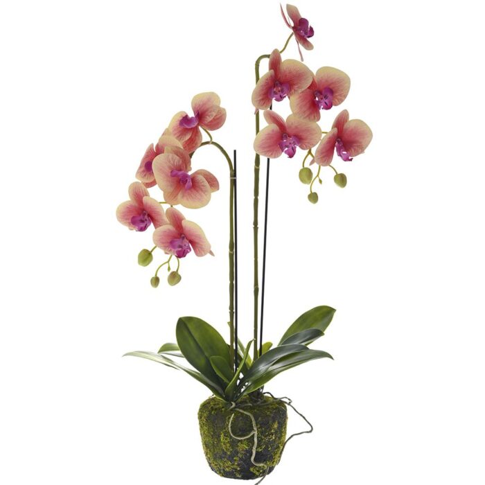 Artificial Plant in Pot Orchid Pink 65cm