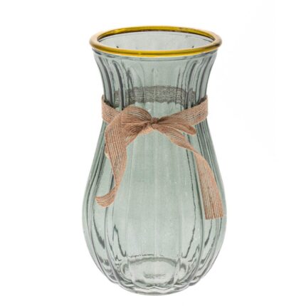 Decorative Glass Vase Glass Green
