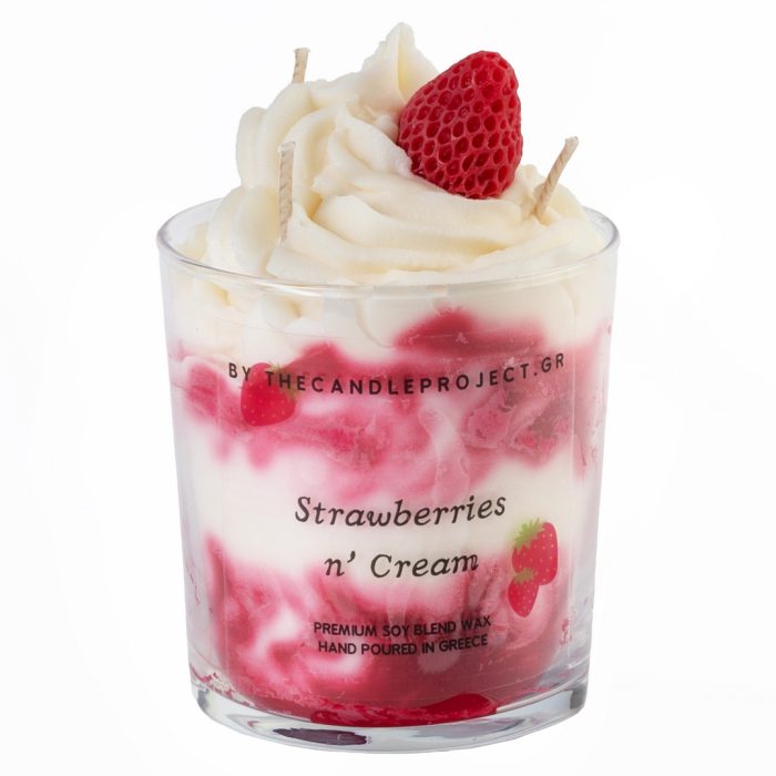 Κερί TheCandleProject Strawberries & Cream 350gr