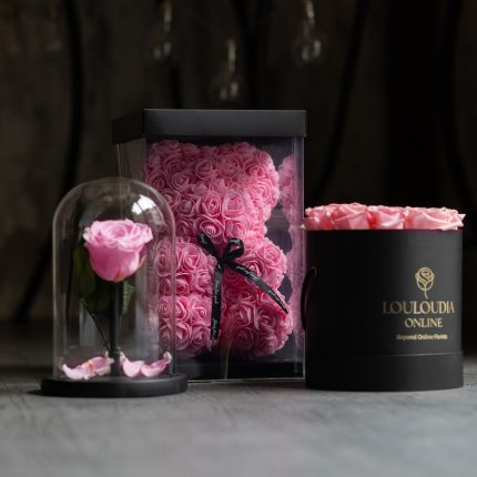 Rose Bear Pink Combo of 3