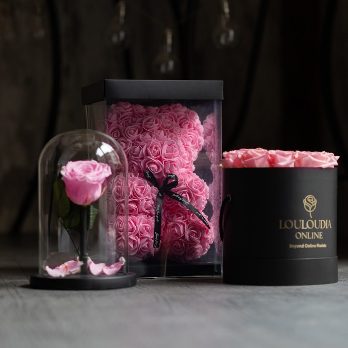 Rose Bear Pink Combo of 3